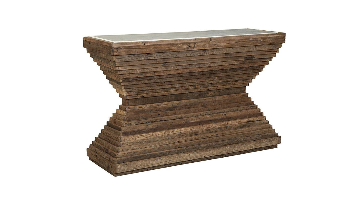 Stackers - Marble Console - Dark Brown