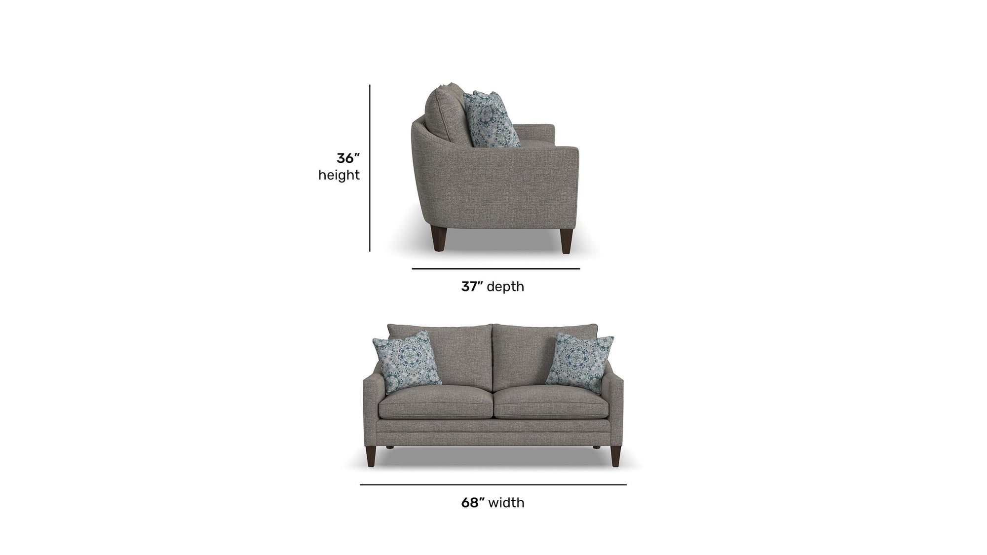 Eleanora - Loveseat With Legs