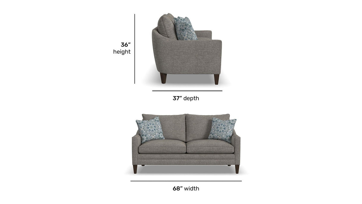 Eleanora - Loveseat With Legs