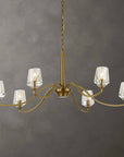 Barcelona - 6 Light Brass Chandelier - Gold