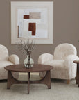 Dunnigan - Oak End Table - Dark Brown