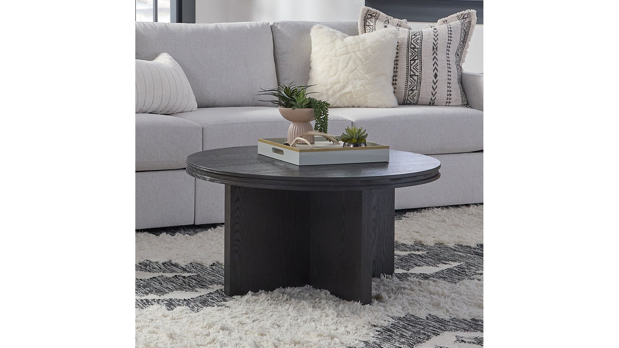 Waterfall - Round Coffee Table
