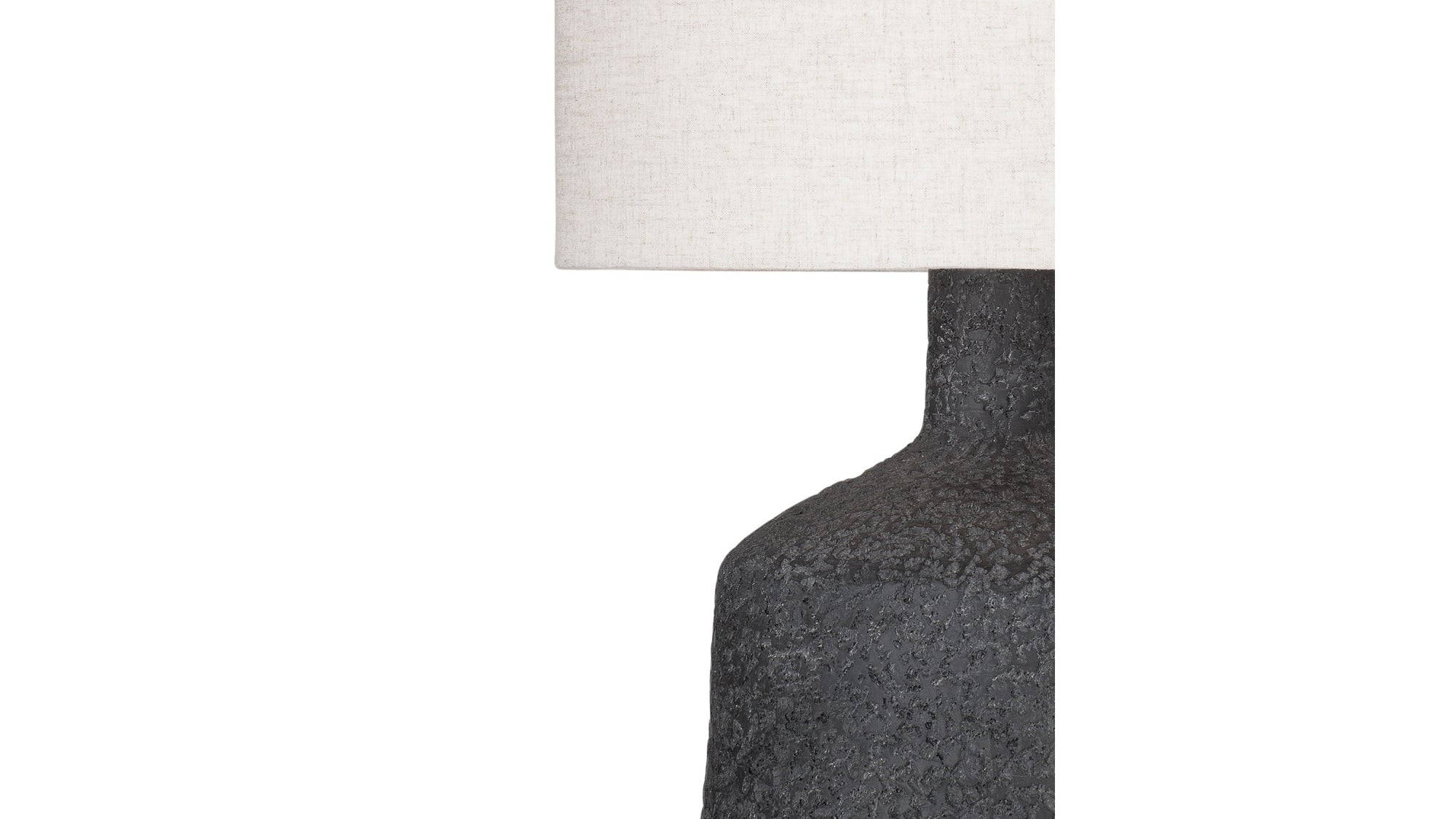 Hartley - Table Lamp - Dark Gray / White