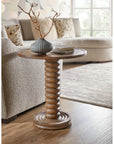 Commerce And Market - Spindle Accent Table - Dark Brown