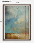 Vista Grande - Framed Desertscape Print - Dark Brown