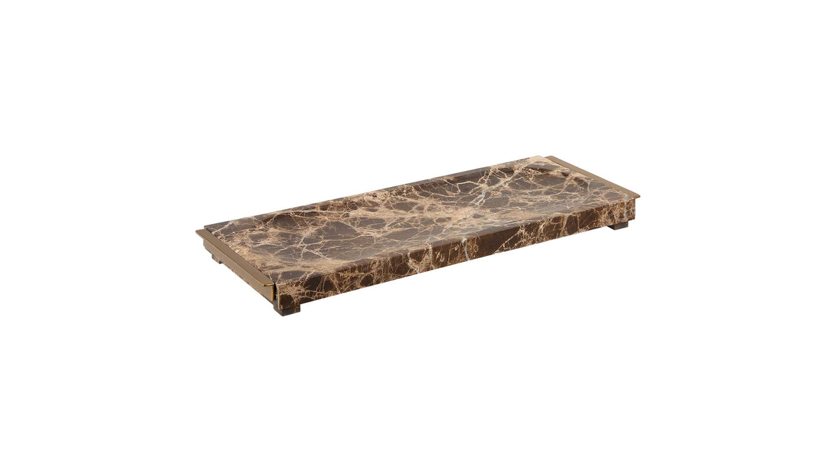 Marble Crest - Tray - Light Brown