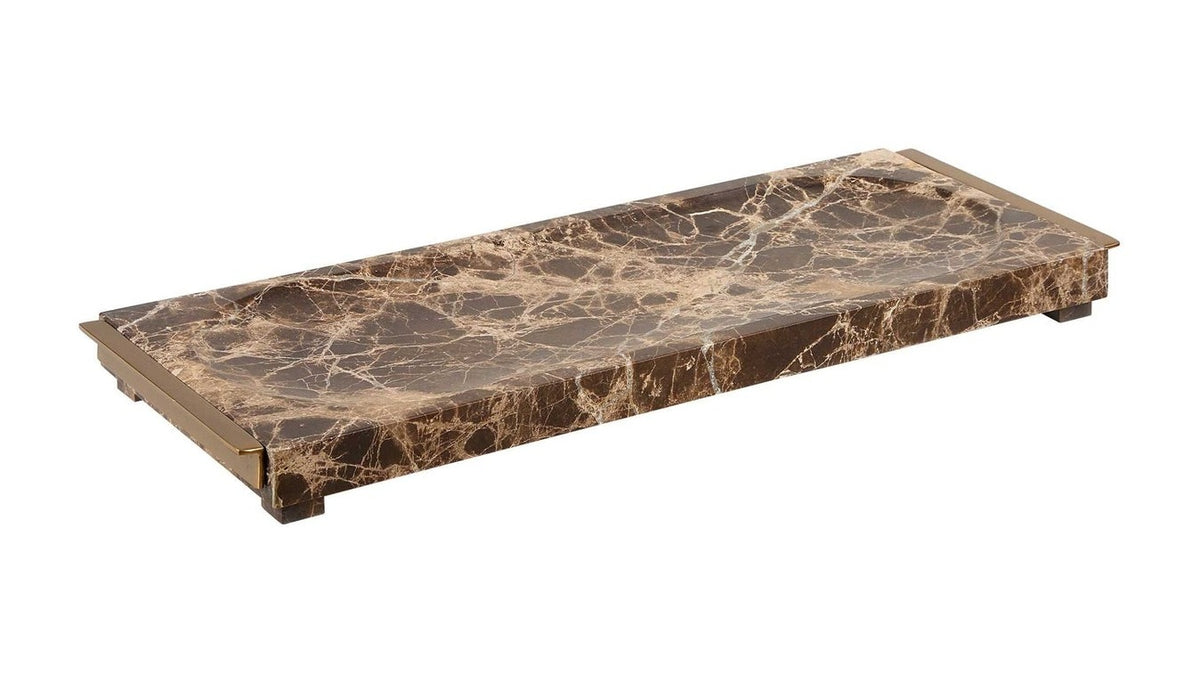 Marble Crest - Tray - Light Brown