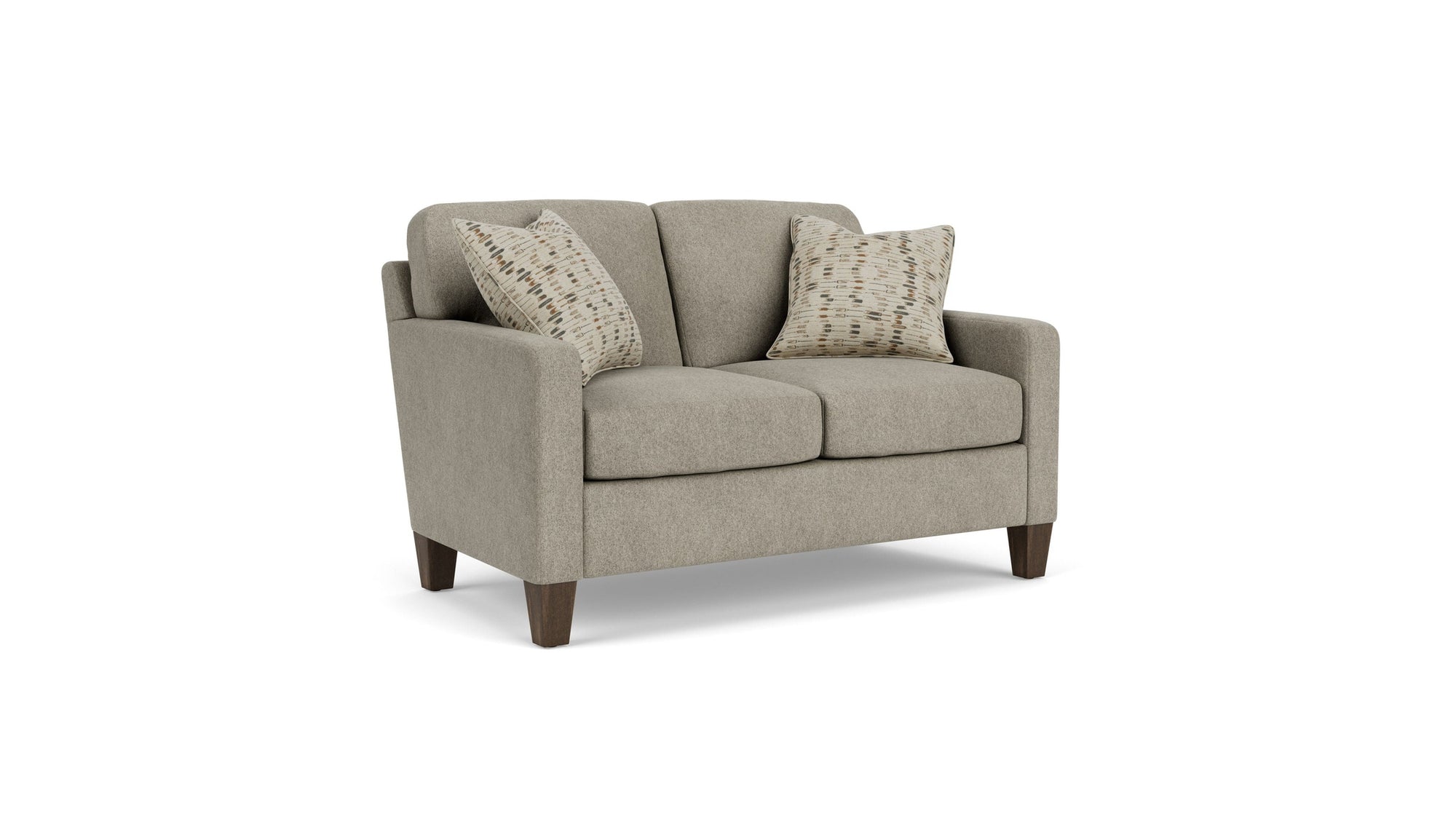 Moxy - Fabric Loveseat With Straight Track Arms