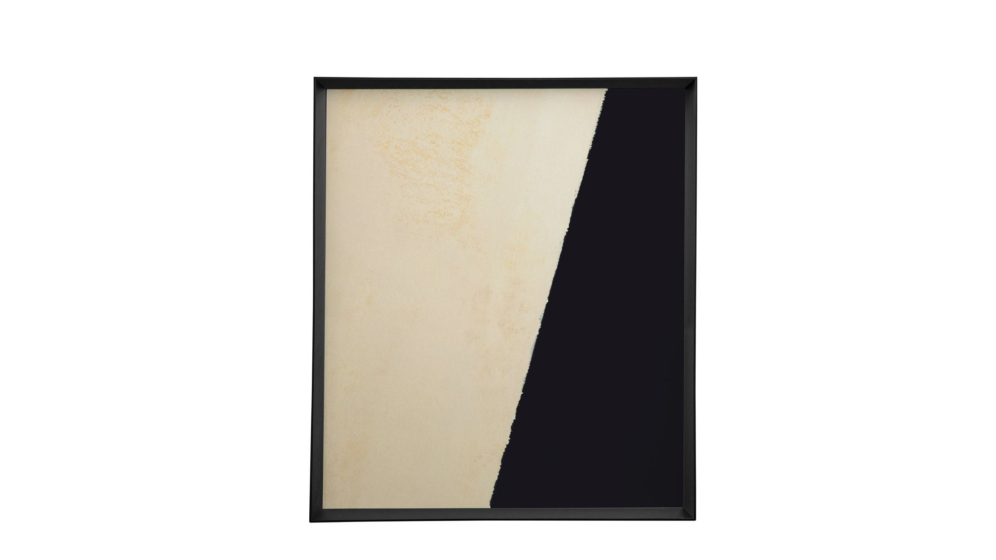 Optical IV Framed Art - Beige / Black