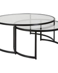 Rhea - Nesting Coffee Tables (Set of 2) - Black