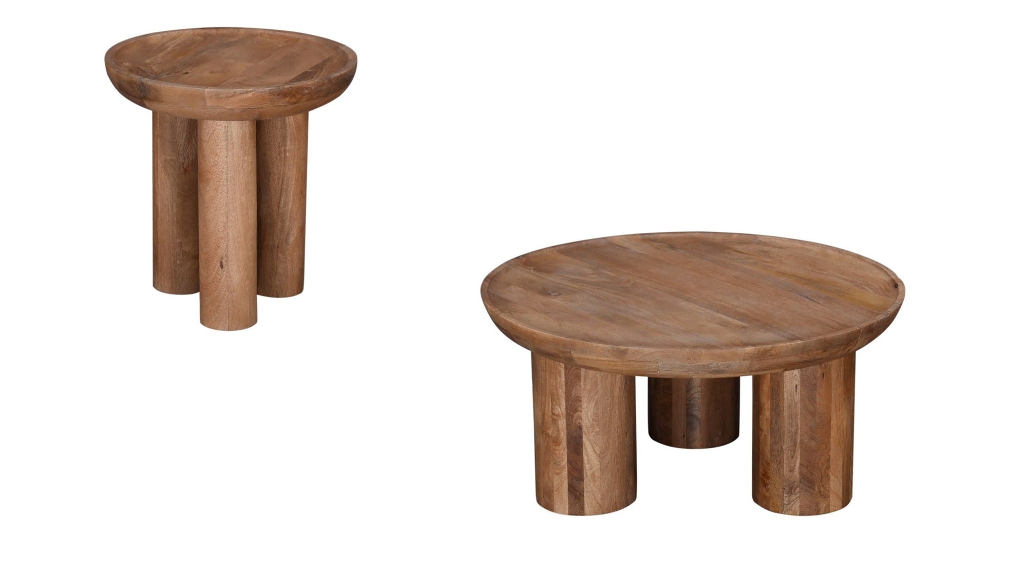 Blair - Round Cocktail Table - Dark Brown