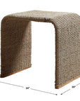 Calabria - Woven Seagrass End Table