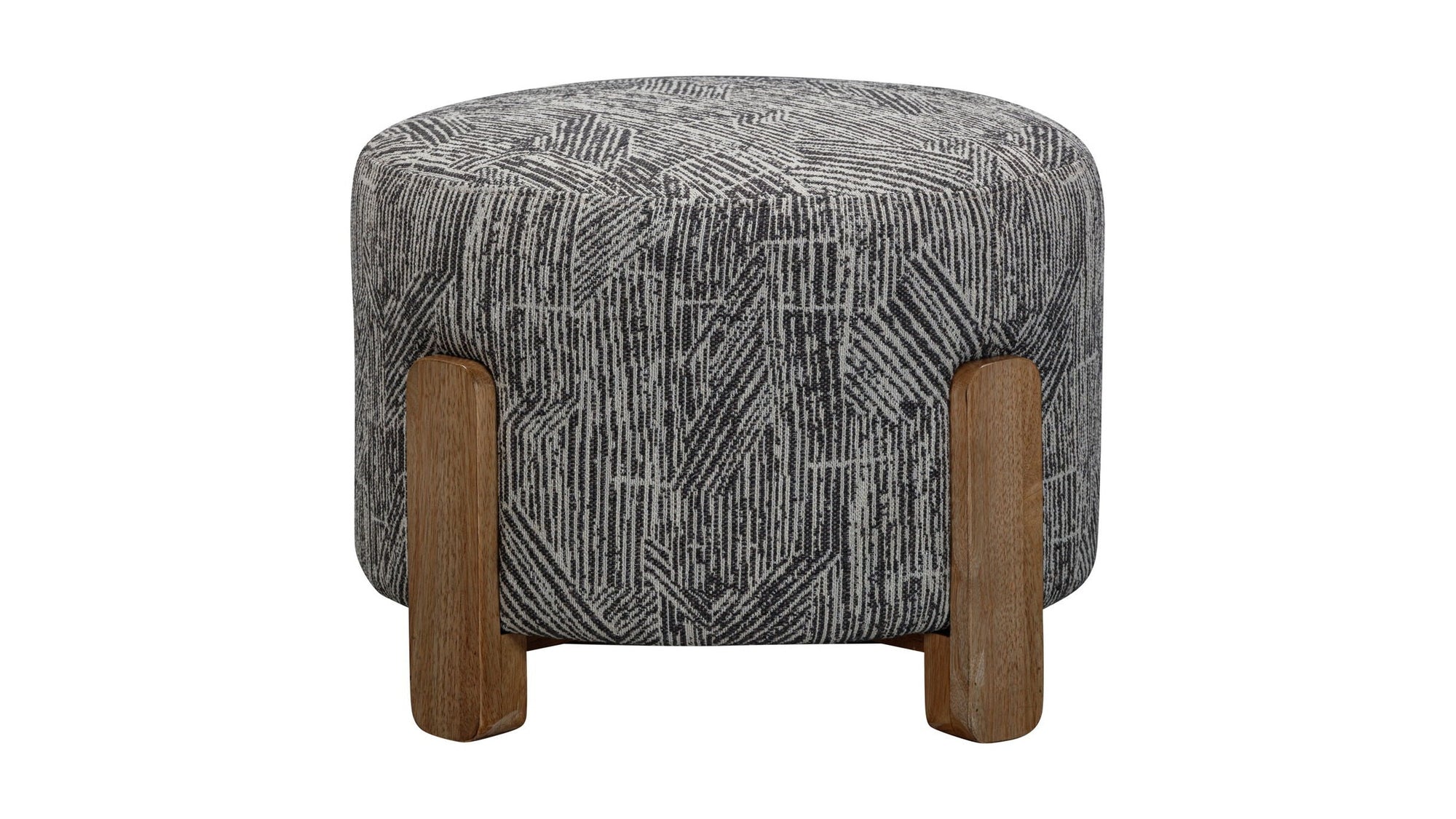 Jasper - Accent Ottoman - Exquisite Zebra