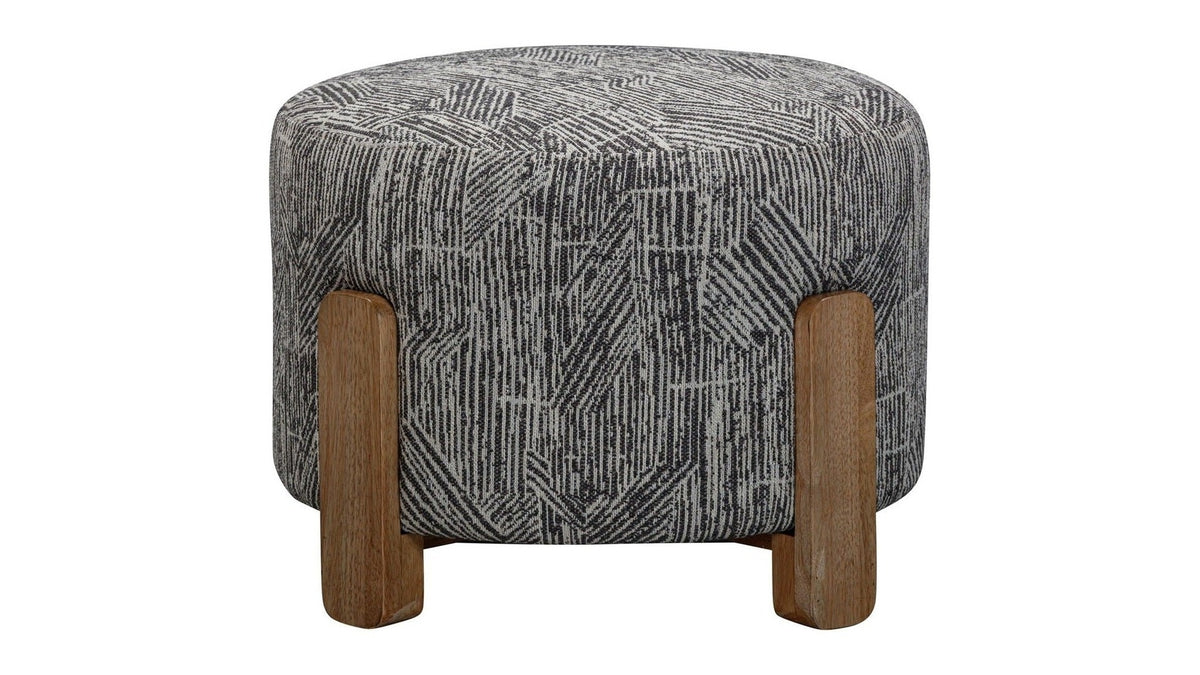 Jasper - Accent Ottoman - Exquisite Zebra