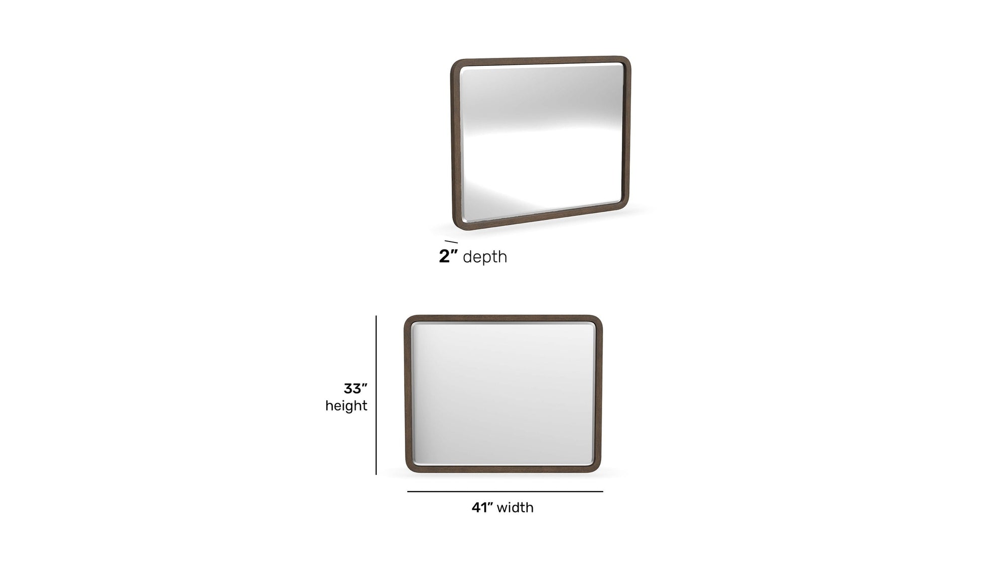 Athens - Mirror - Dark Brown