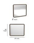 Athens - Mirror - Dark Brown