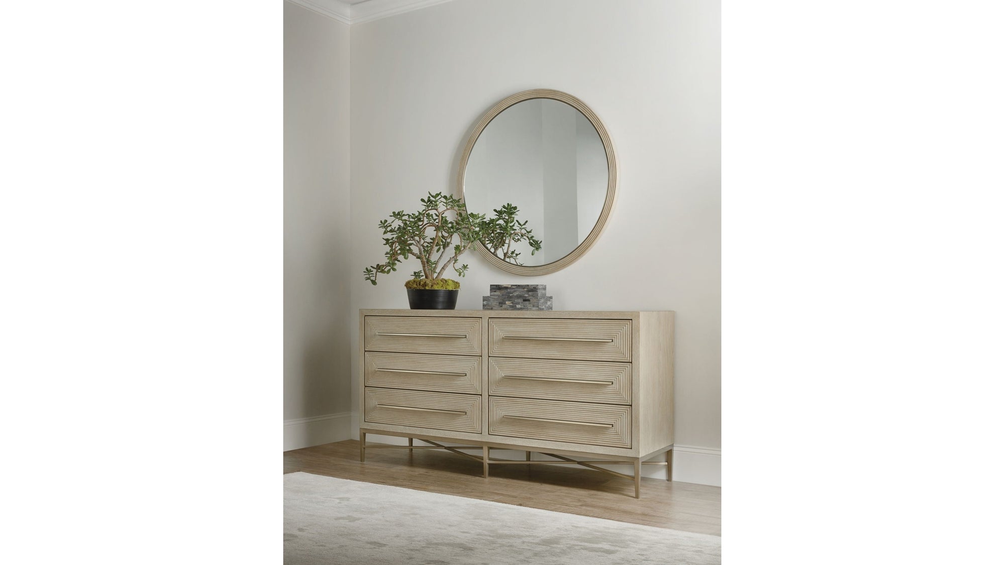 Cascade - 6-Drawer Dresser - Light Brown