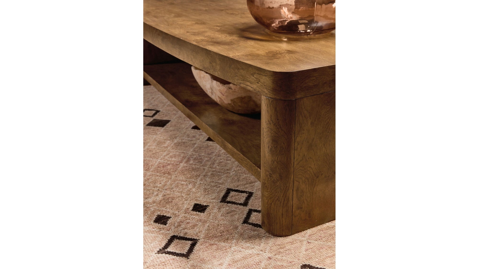 Melange - Romano Rectangle Cocktail Table - Dark Brown
