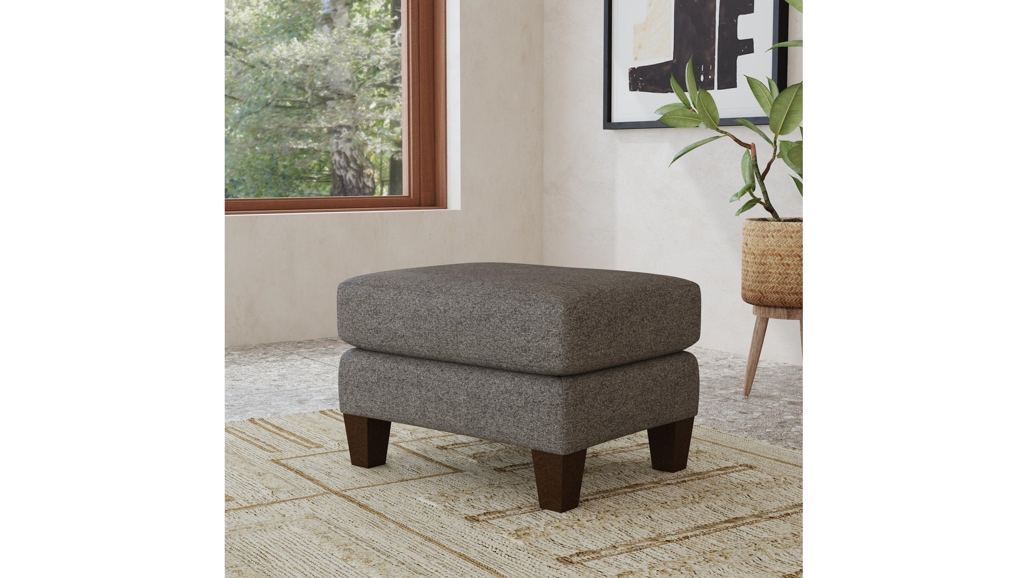 Lloyd - Fabric Ottoman