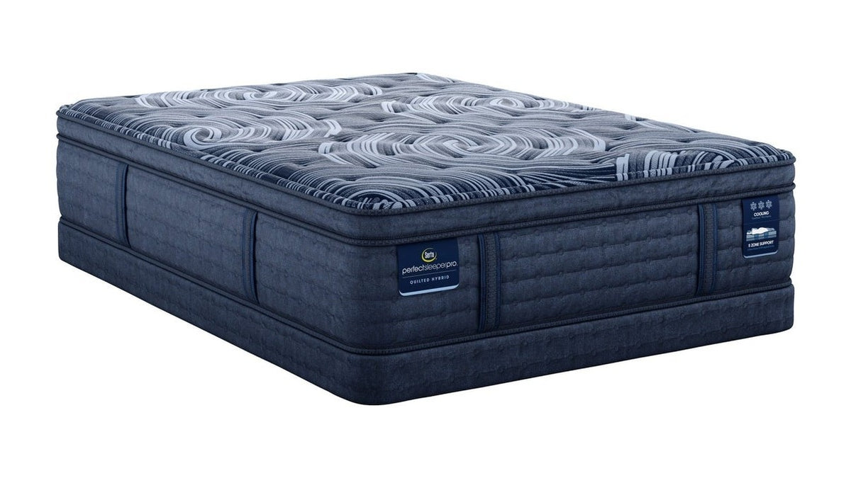 Perfect Sleeper Pro Hybrid - 15" Valais Latex Plush Pillow Top Mattress