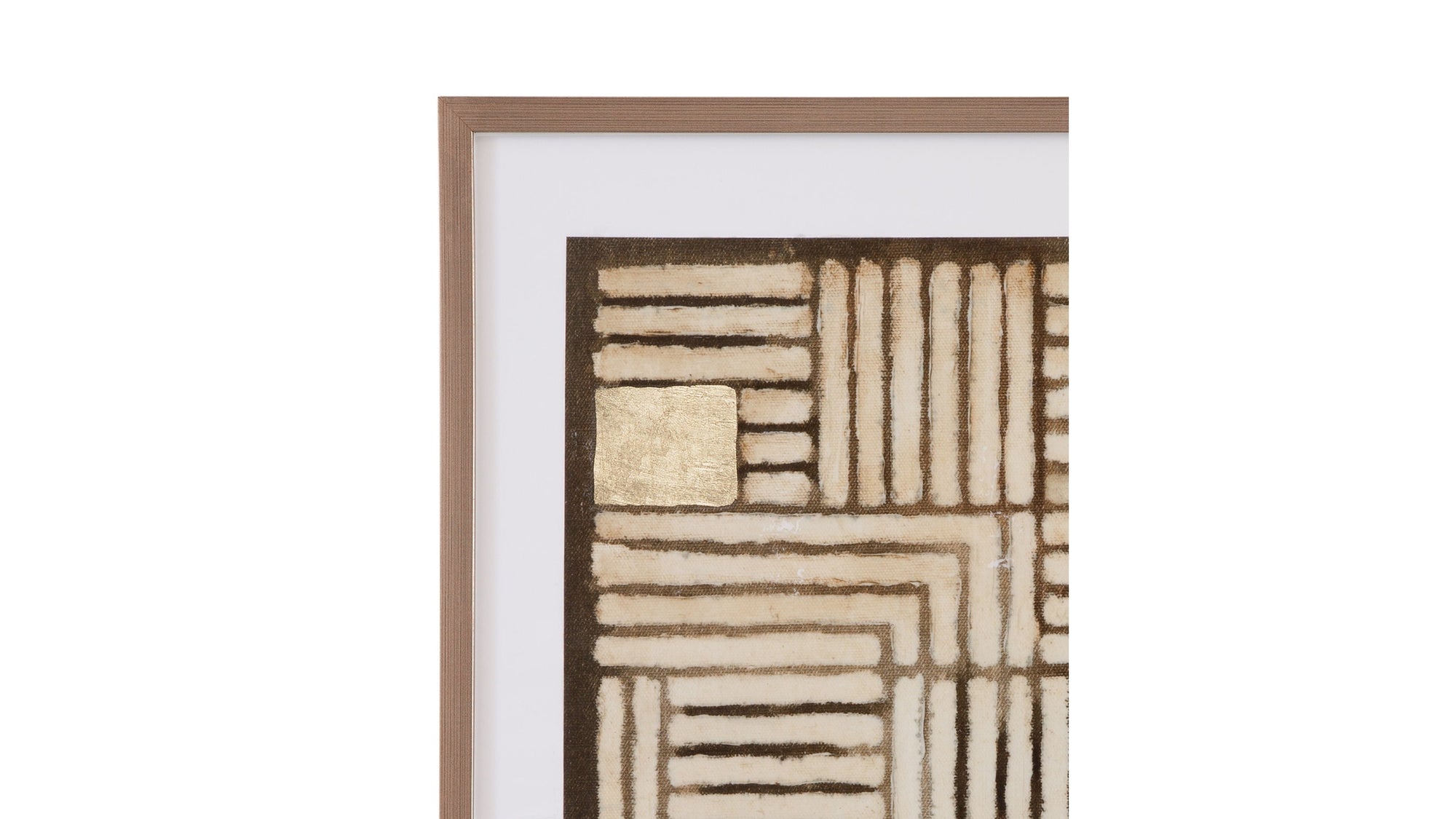 Purlin I Framed Print - Brown