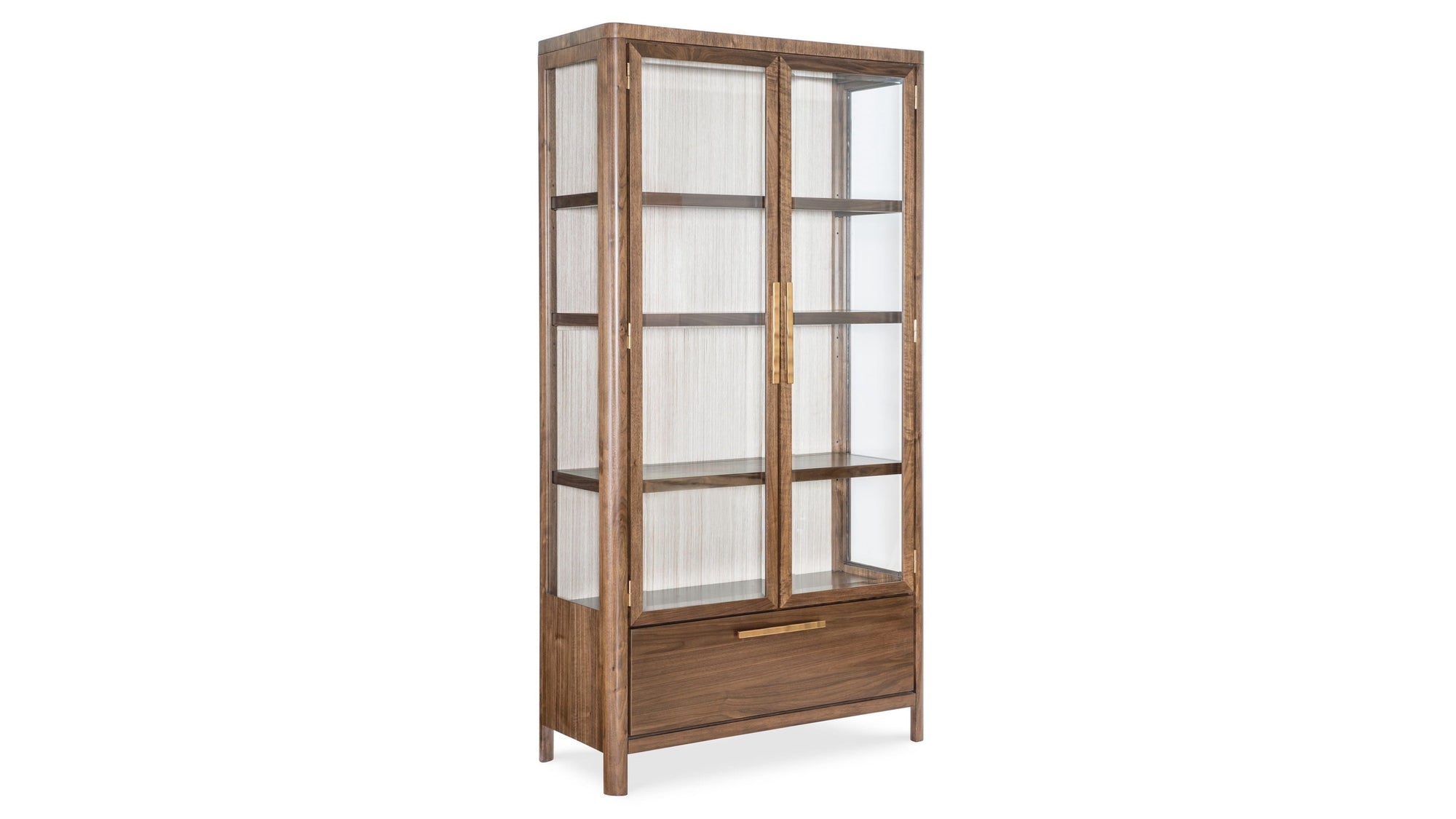 Eleana - Display Cabinet - Medium Wood