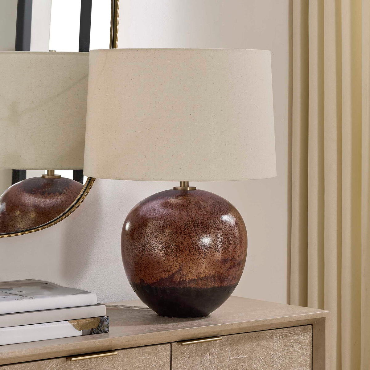 Brownell - Table Lamp - Rust Brown