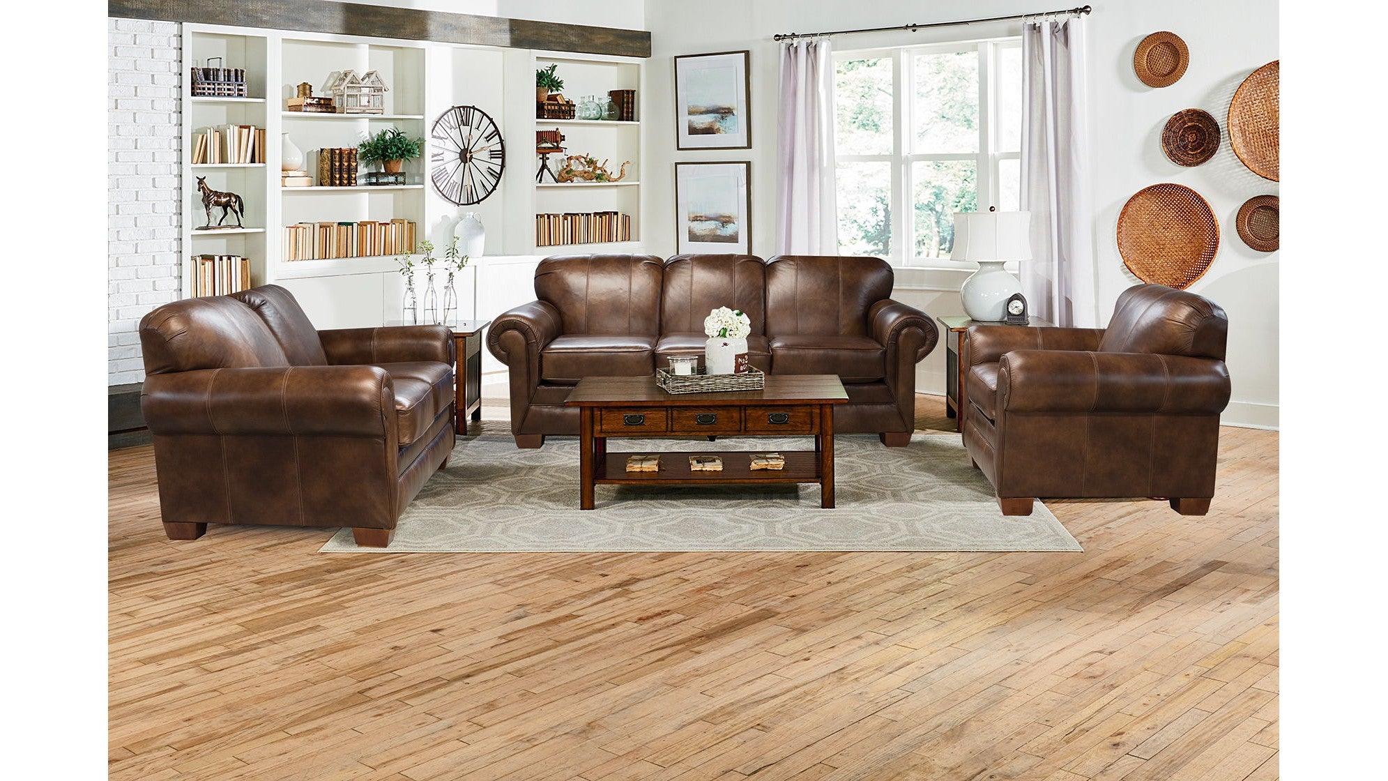 Monroe - Leather Loveseat