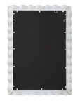Haya - White Scalloped Mirror