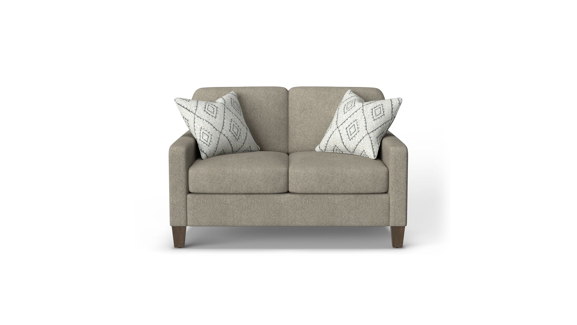 Moxy - Fabric Loveseat With Straight Track Arms