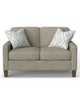 Moxy - Fabric Loveseat With Straight Track Arms