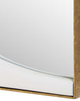 New Moon - Mirrored Wall Decor - White