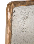 Hammered Edge Mirror - Gold