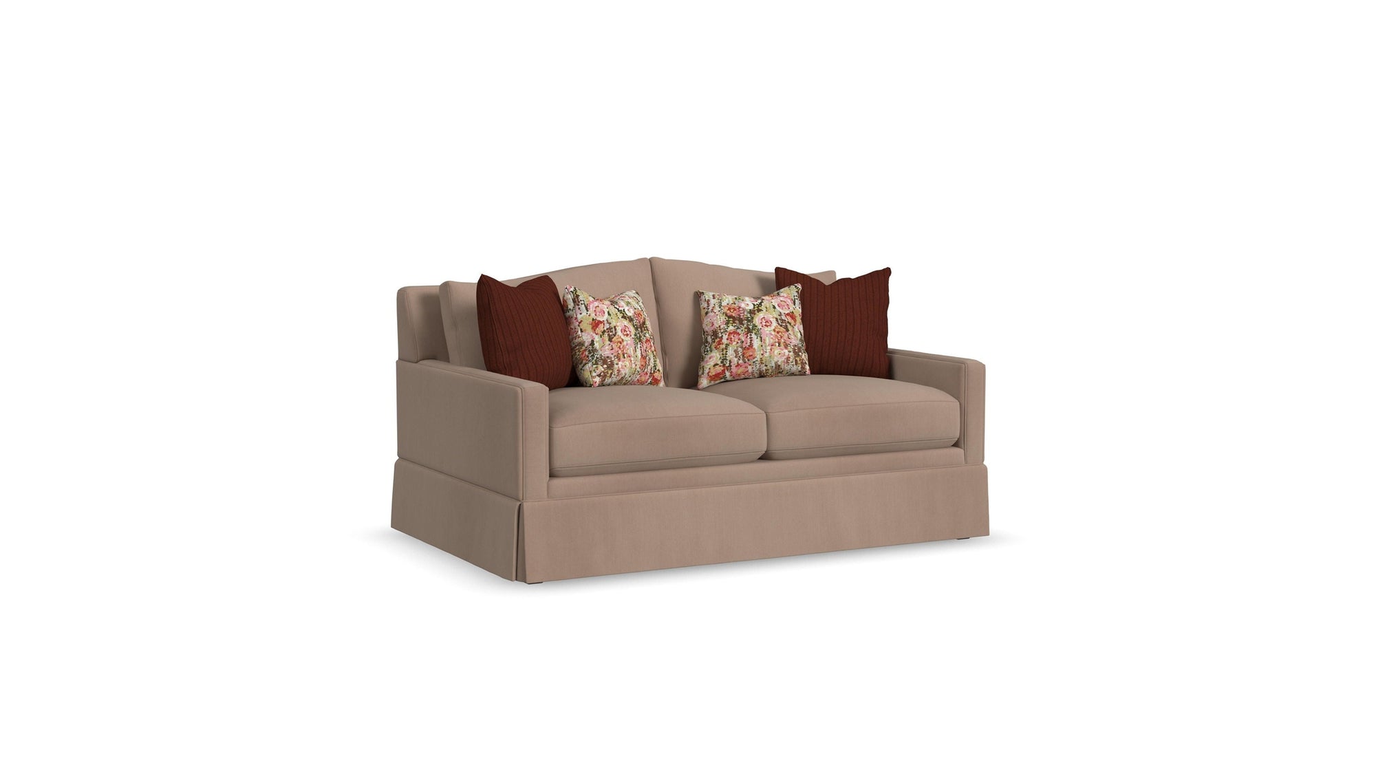 Lottie - Loveseat With Skirt Trim