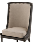 Kingsley - Occasional Chair - Black / Beige