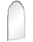 Brayden - Frameless Arched Mirror - Silver