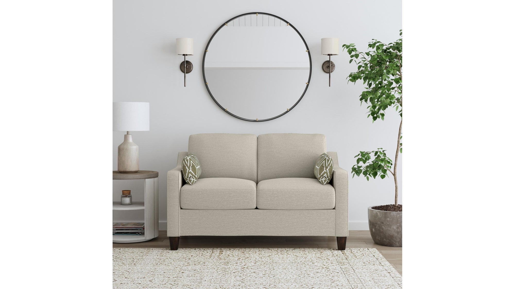 Drew - Fabric Loveseat