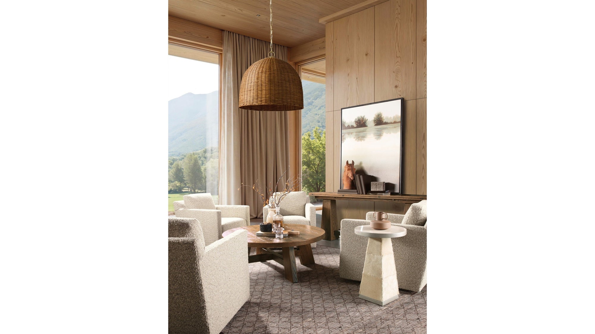 Melange - Holy Cow Spot Table - Beige