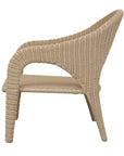 Kavali - Outdoor Wicker Lounge Chair - Woodtone