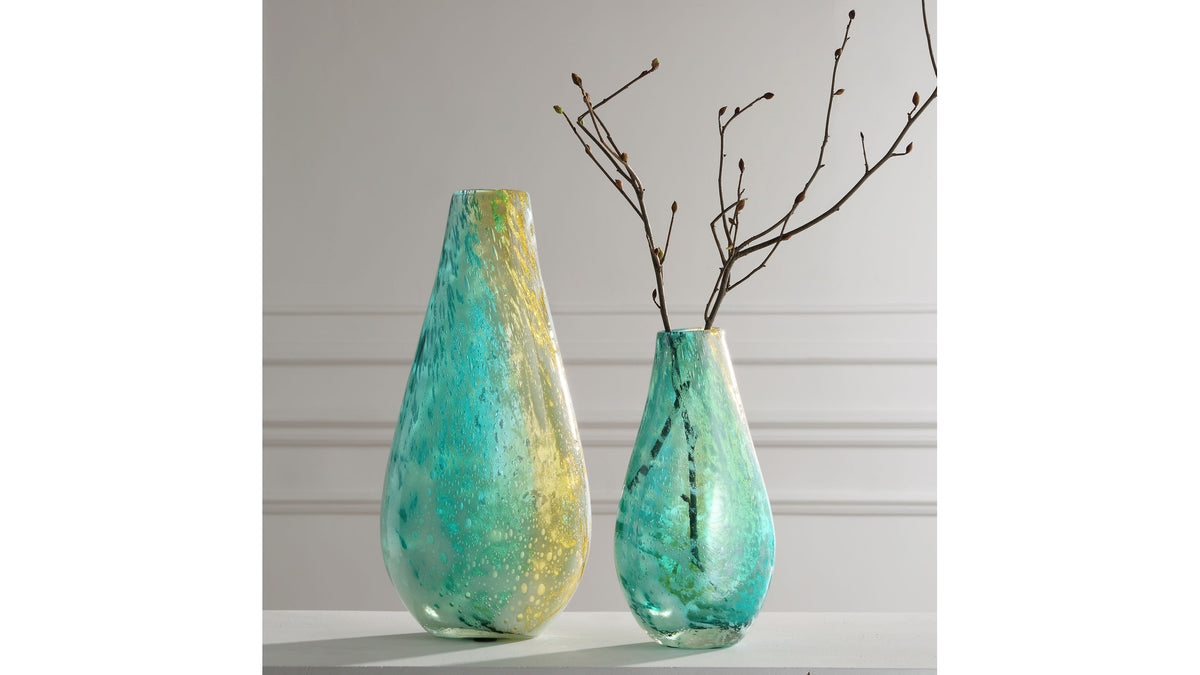 High Tide - Glass Vases (Set of 2)
