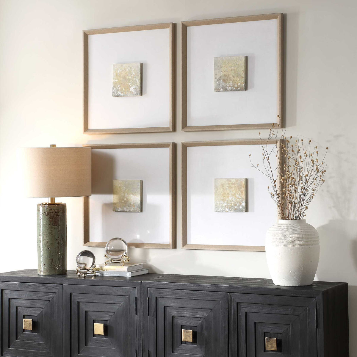Now &amp; Then - Abstract Art (Set of 4)