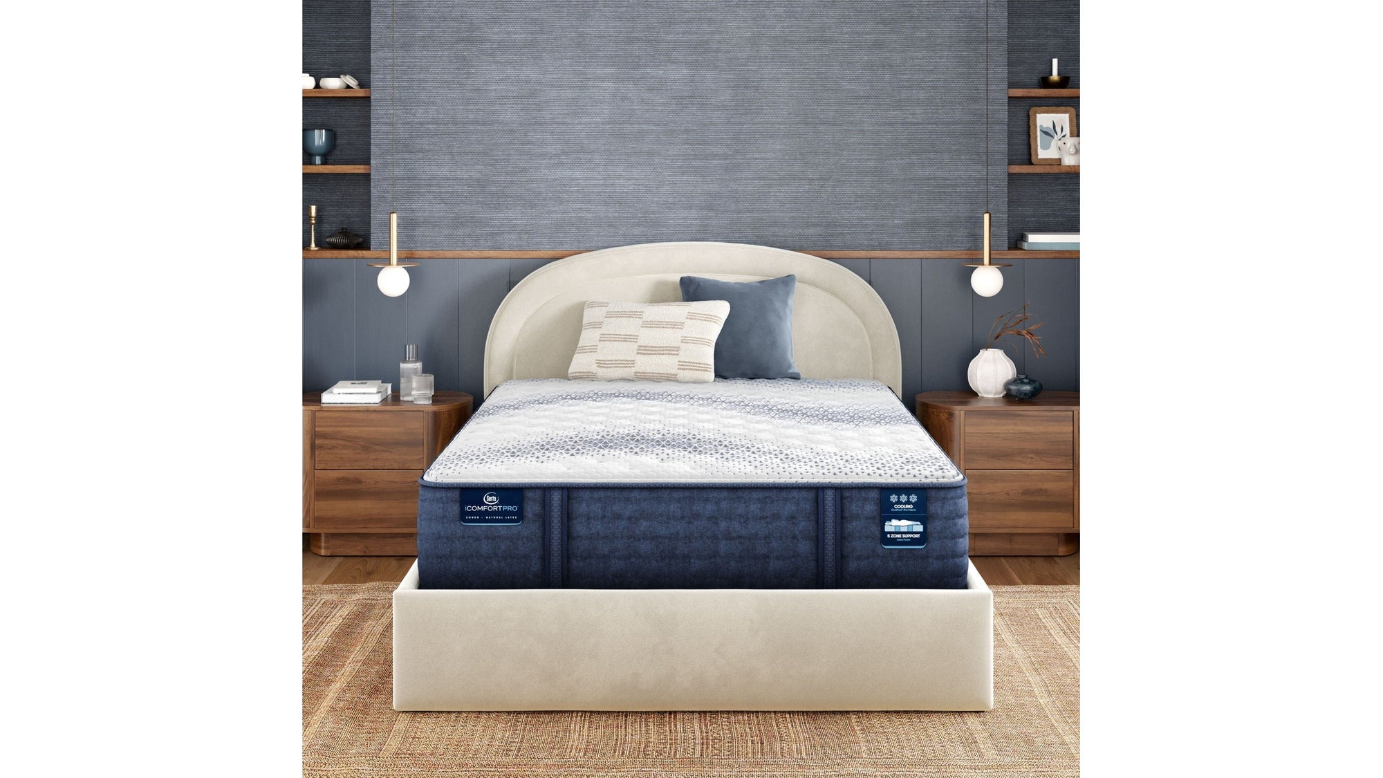 iComfortPro - 14" Kingston Latex Foam Firm Mattress