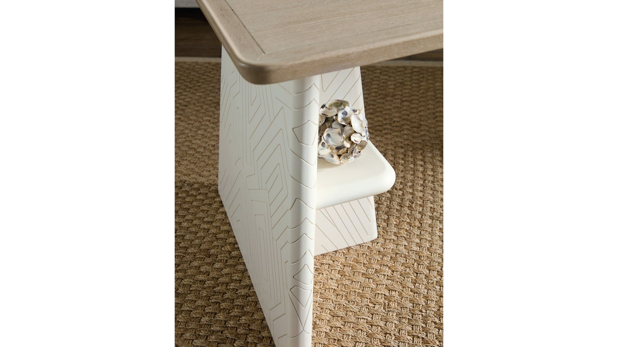Commerce And Market - Effie Writing Table - White
