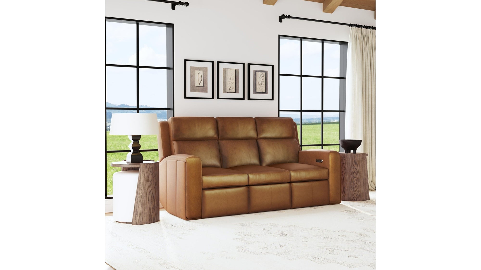 Wyatt - Power Reclining Sofa With Power Headrests &amp; Lumbar