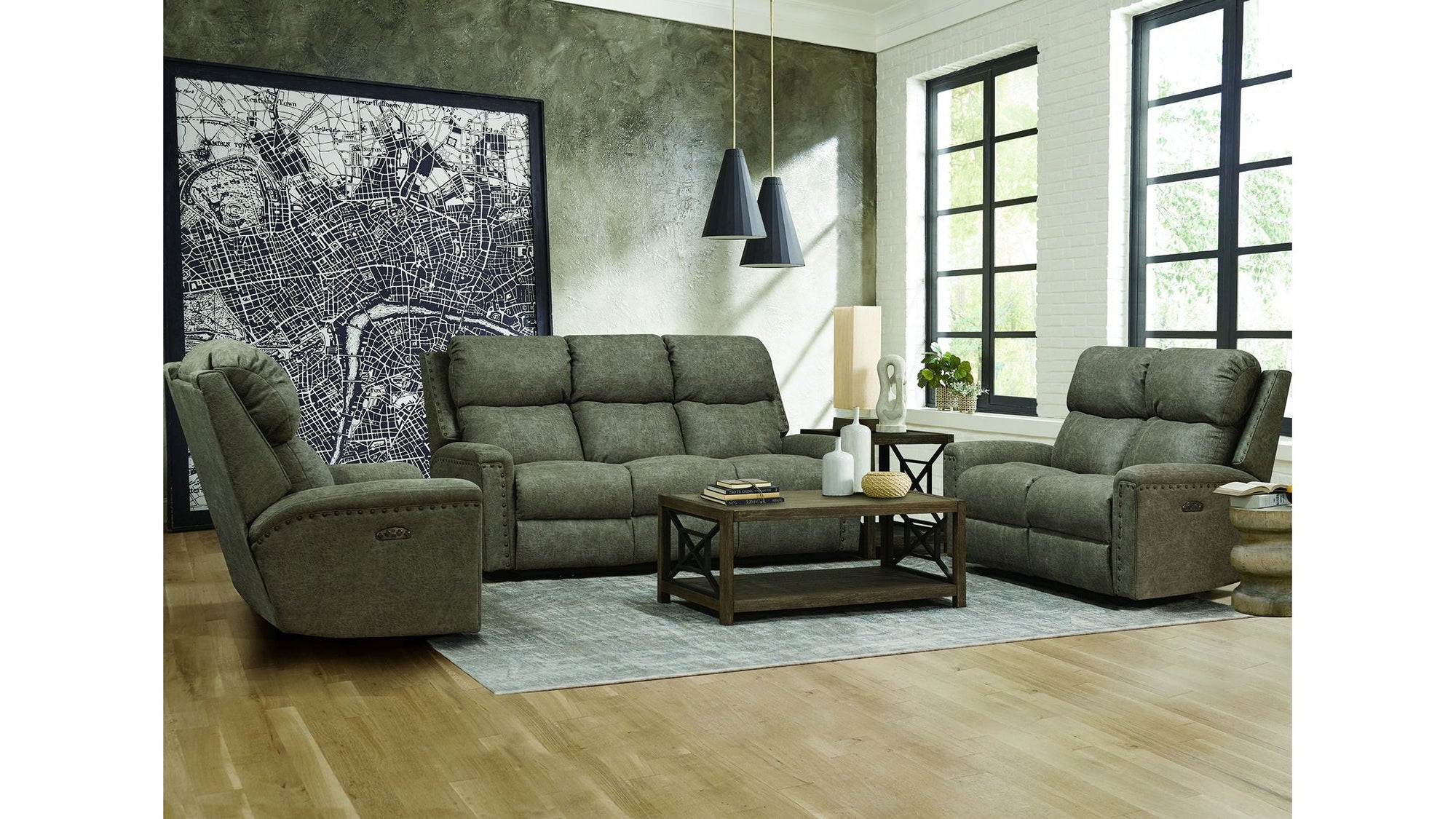 EZ Motion - EZ1C00H - Double Reclining Loveseat With Nails