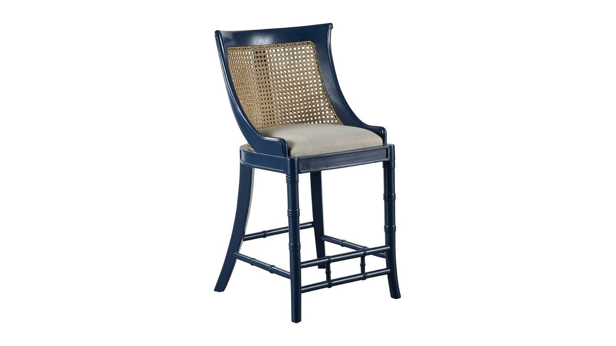 Spoonback - Counter Stool Set of 2 - Blue