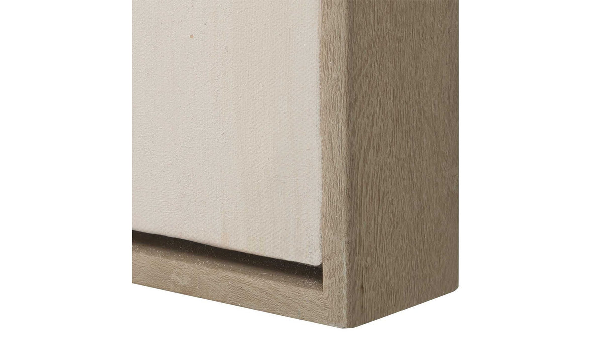 Embark - Hand Painted Abstract Canvas - Black / Brown / Gray / Woodtone