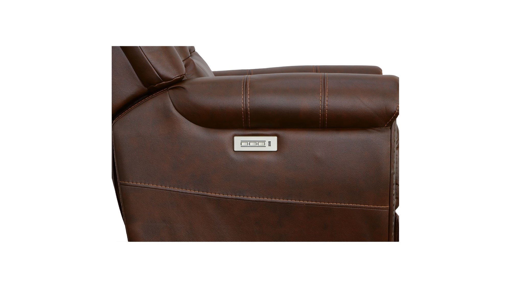 Oscar - Power Recliner With Power Headrest - Pumpernickel