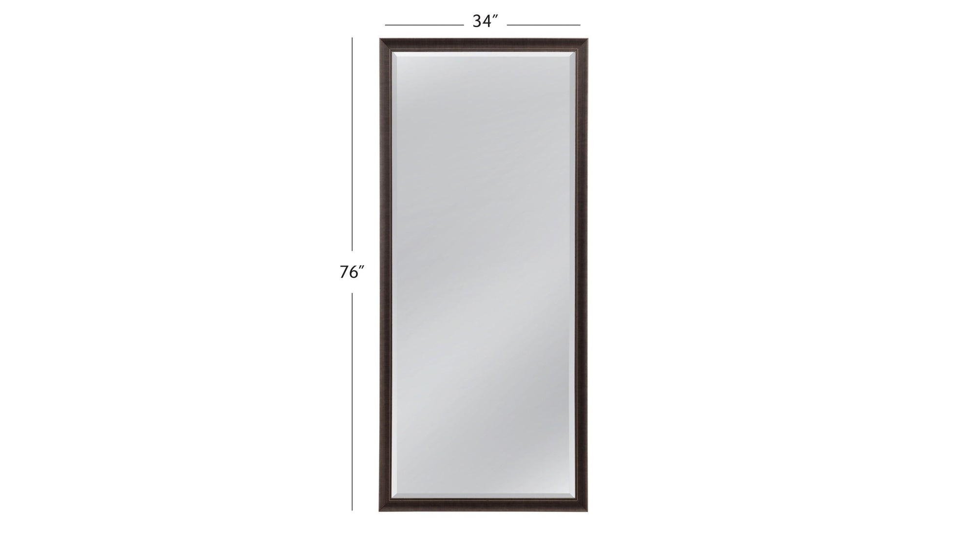 Ren - Floor Mirror - Dark Brown