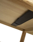 Osborne - Leather Bench - Black / Light Brown